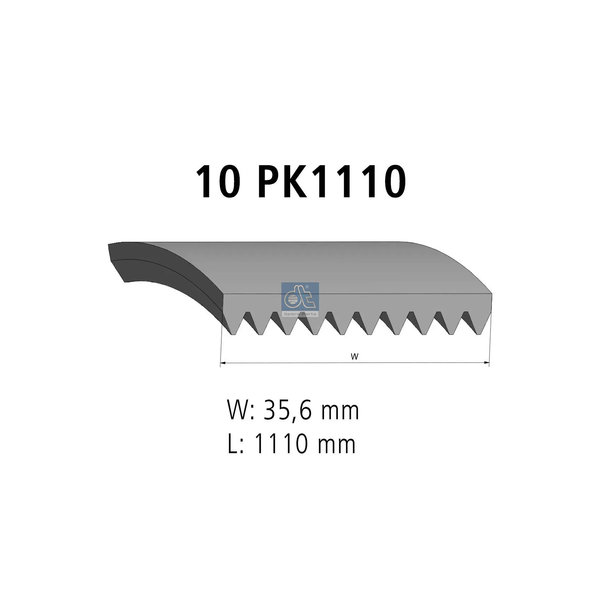 Multiribbed belt 2.15413 DIESEL TECHNIC